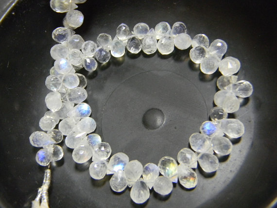 Manufacturers Exporters and Wholesale Suppliers of Rainbow Moonstone Faceted Drop briolettes Jaipu Rajasthan
